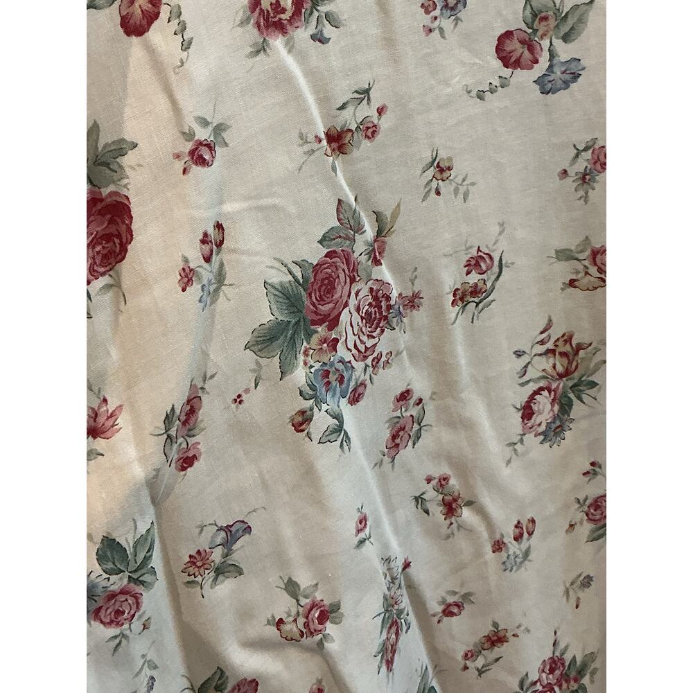 NEW Vintage Ralph Lauren Linen Maxi Skirt Size M Cottage Romantic Country Rose - Picture 2 of 7